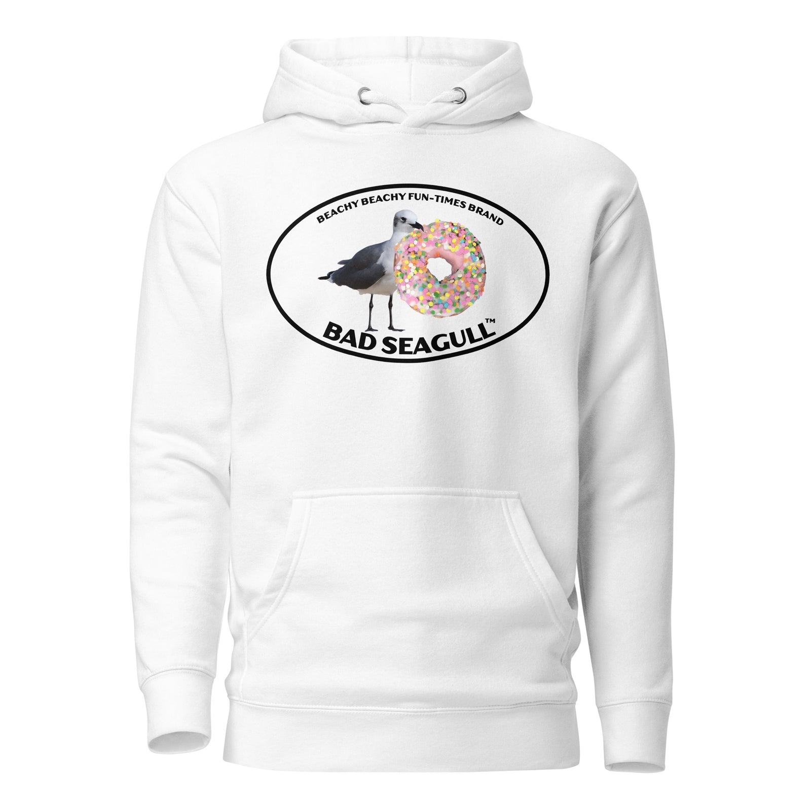 Bad Seagull with Doughnut Hoodie