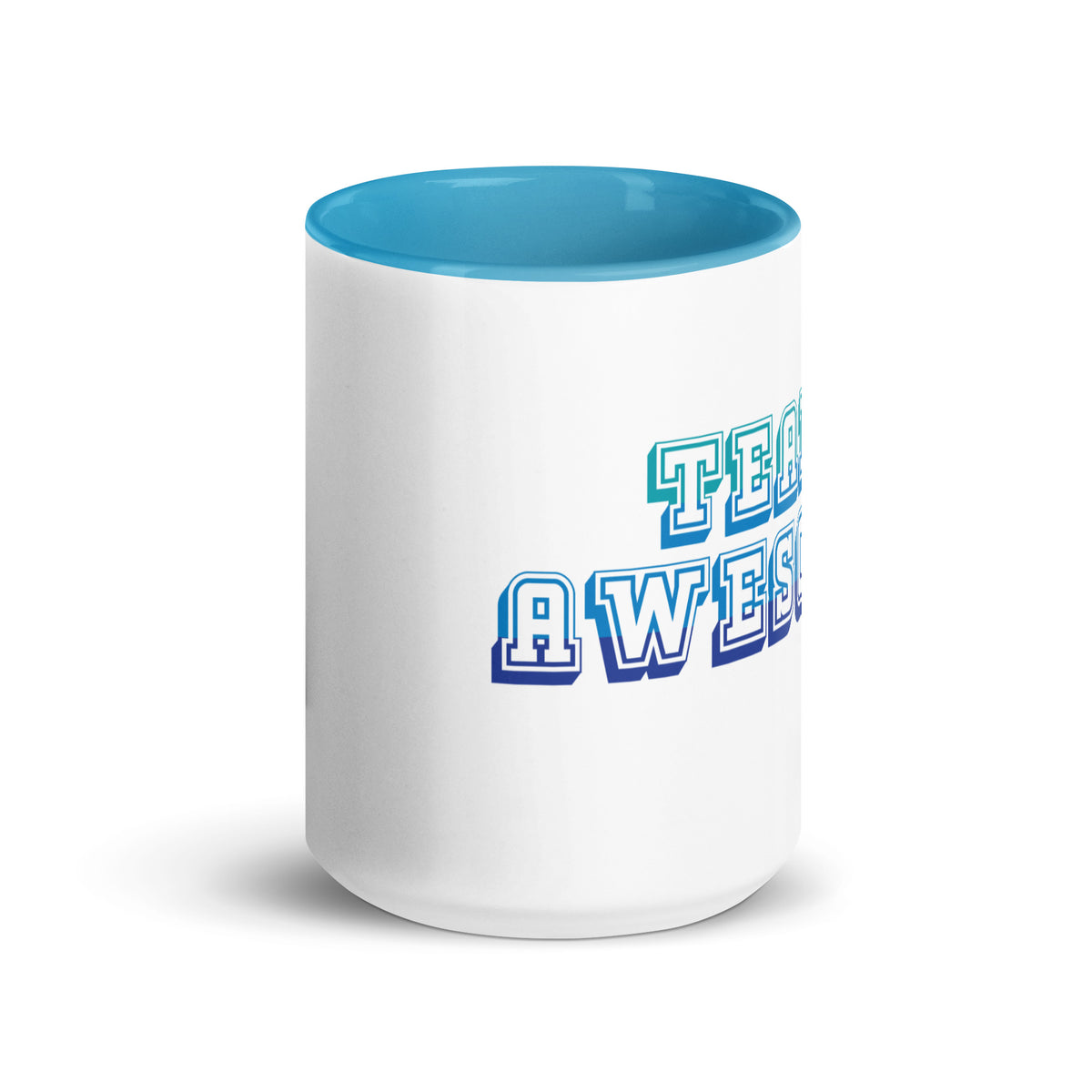 Team Awesome Mug with Blue Accents