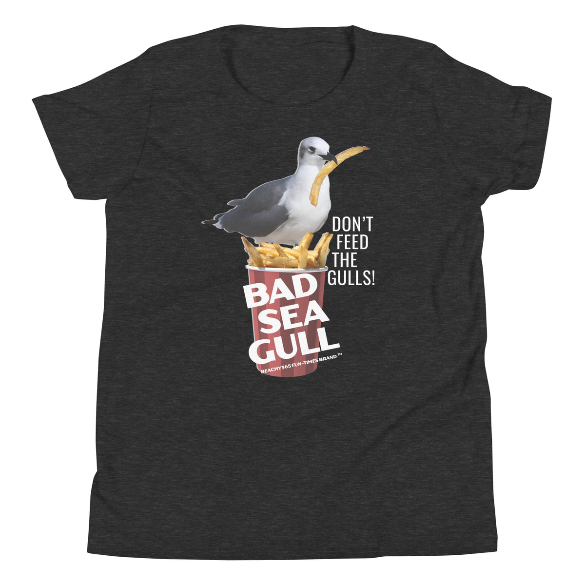 Bad Seagull Jumbo Fries Logo Kids Tee