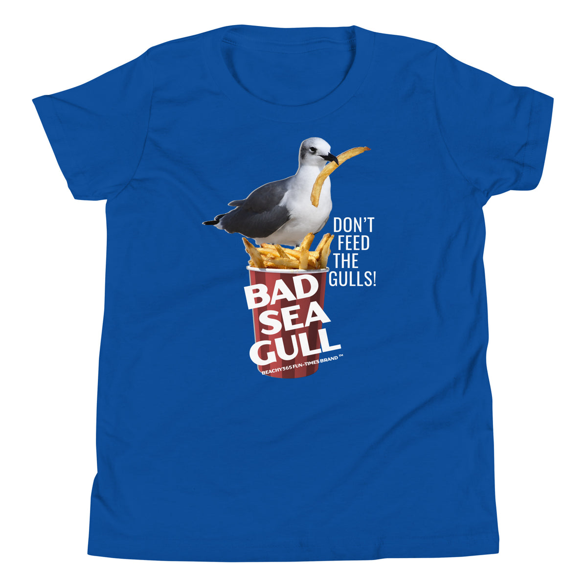 Bad Seagull Jumbo Fries Logo Kids Tee
