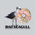 Bad Seagull Jumbo Doughnut Logo Eco-Friendly Women's V-Neck Tee