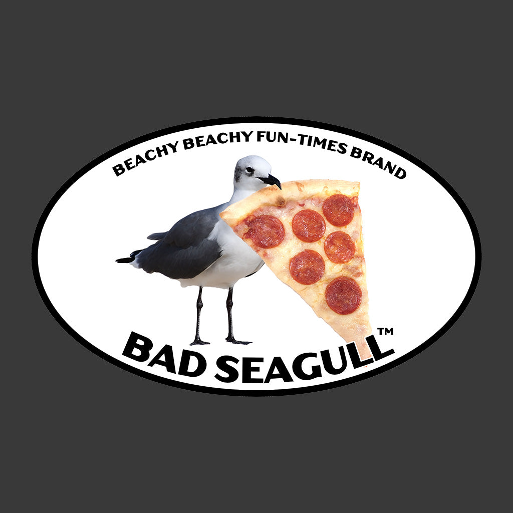 Bad Seagull with Pizza Kids Tee