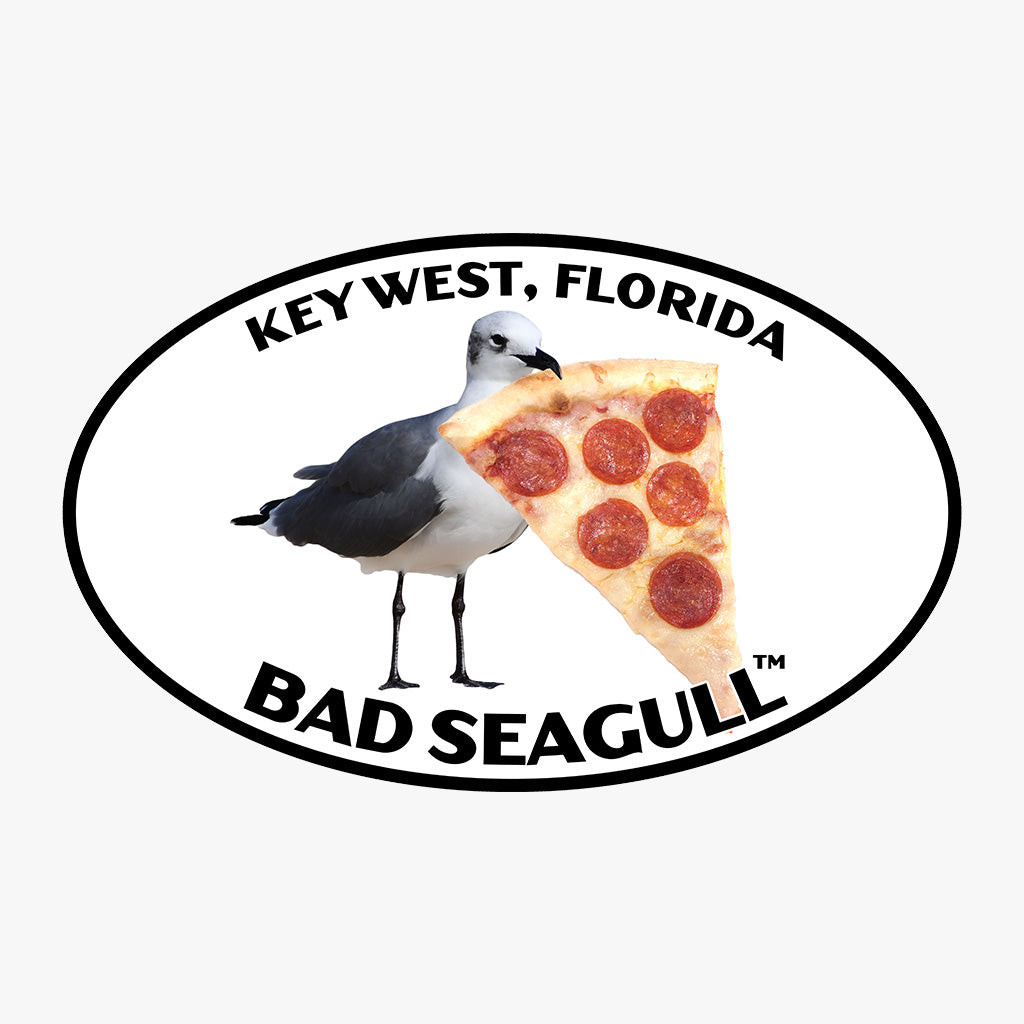 Key West Bad Seagull with Pizza Tee