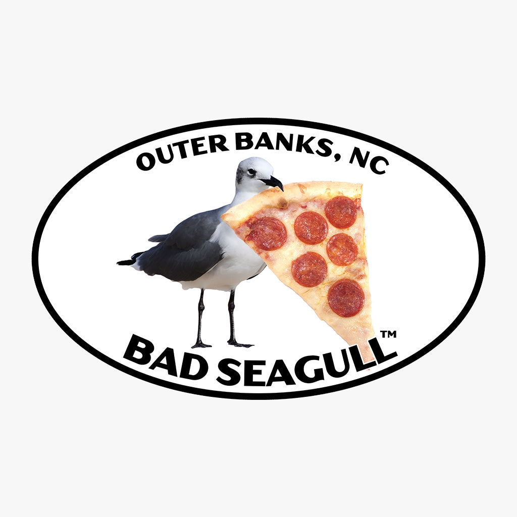 Outer Banks Bad Seagull with Pizza Tee