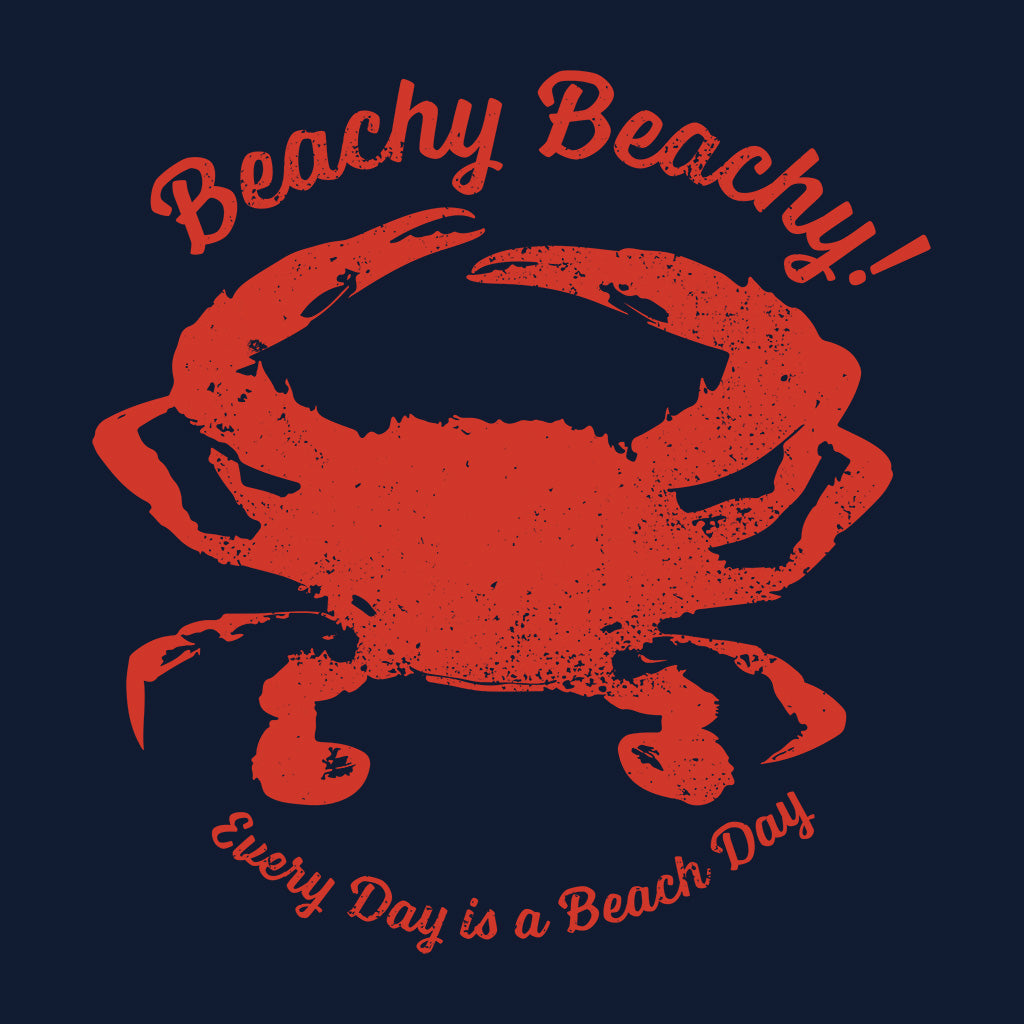 Beachy Beachy Vintage Crab Tee - Back Print