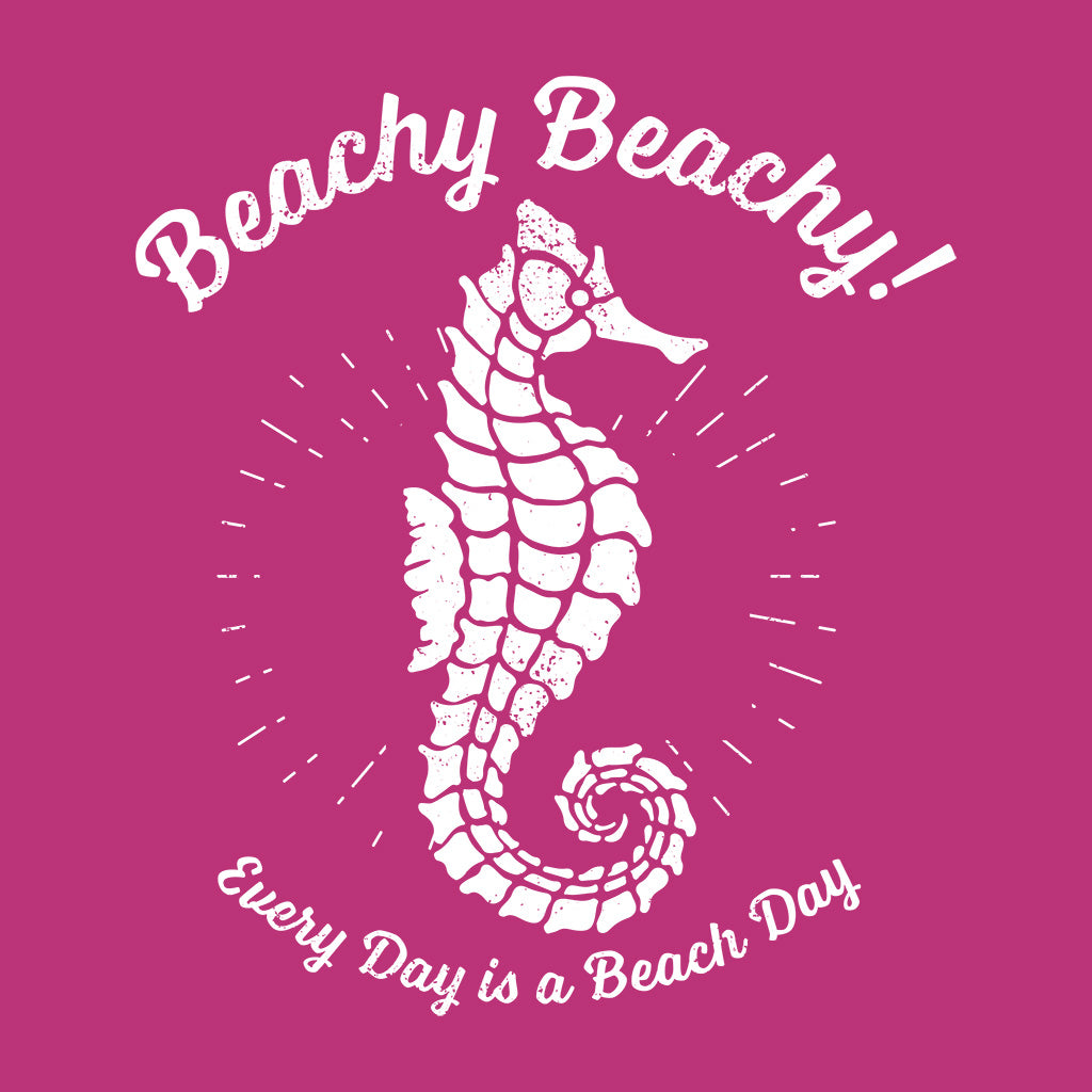 Beachy Beachy Vintage Seahorse Kids Tee