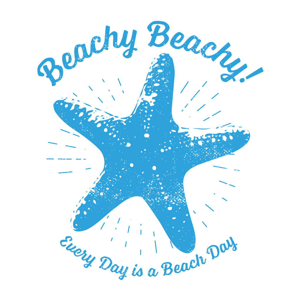 Beachy Beachy Vintage Lucky Starfish Car Sticker - Shape Cut