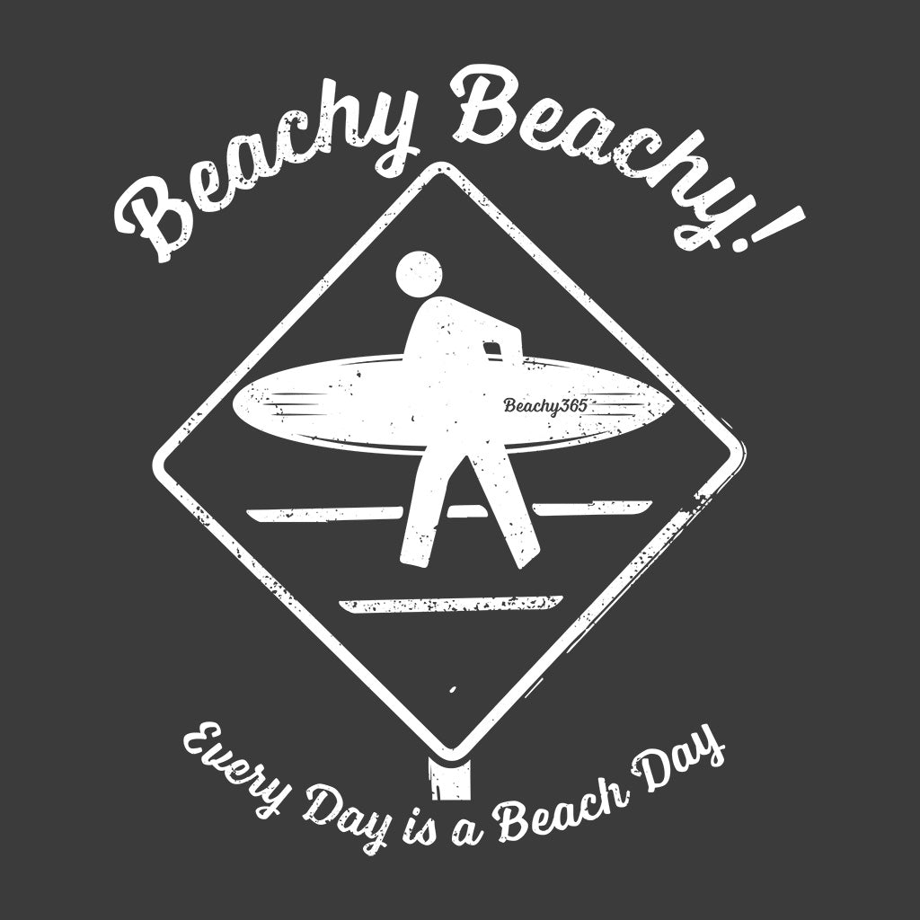 Beachy Beachy Vintage Surfer Crossing Kids Tee