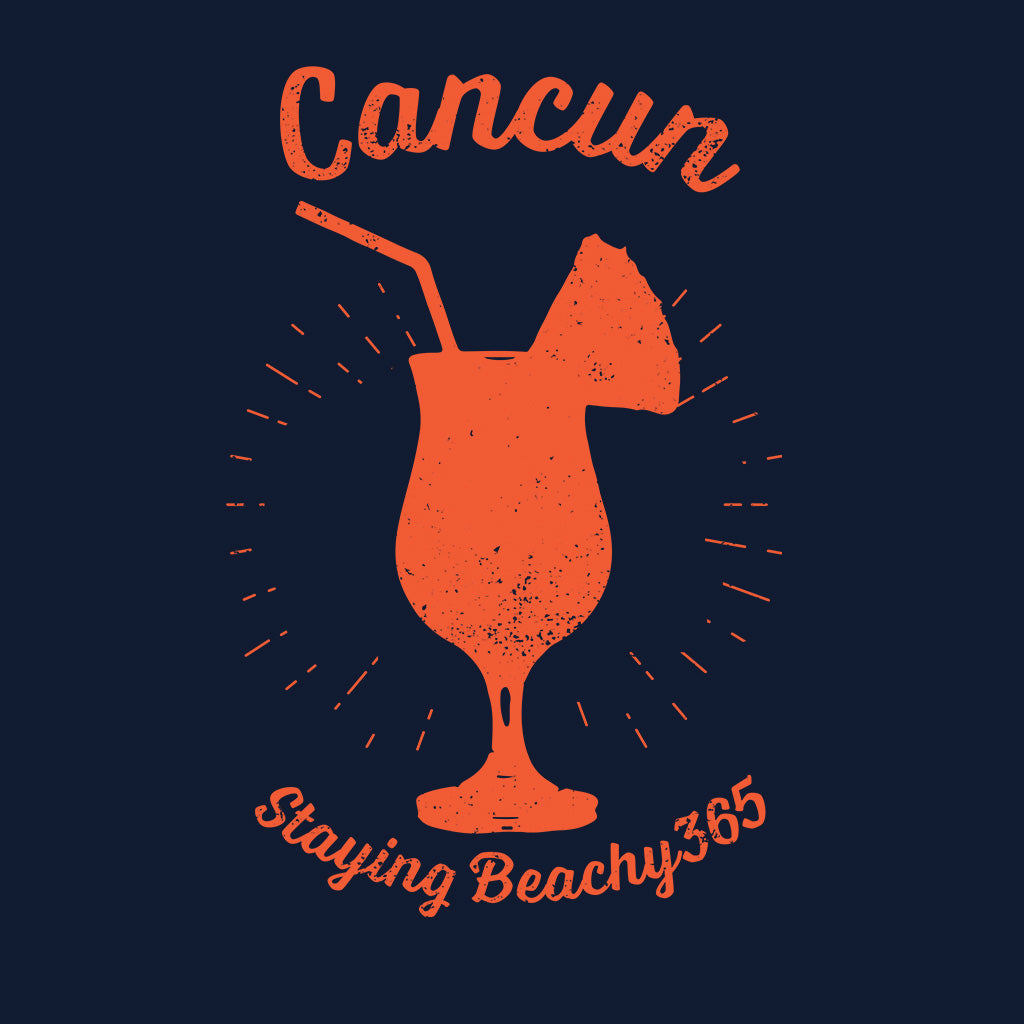 Cancun Vintage Tropical Boat Drink Tee