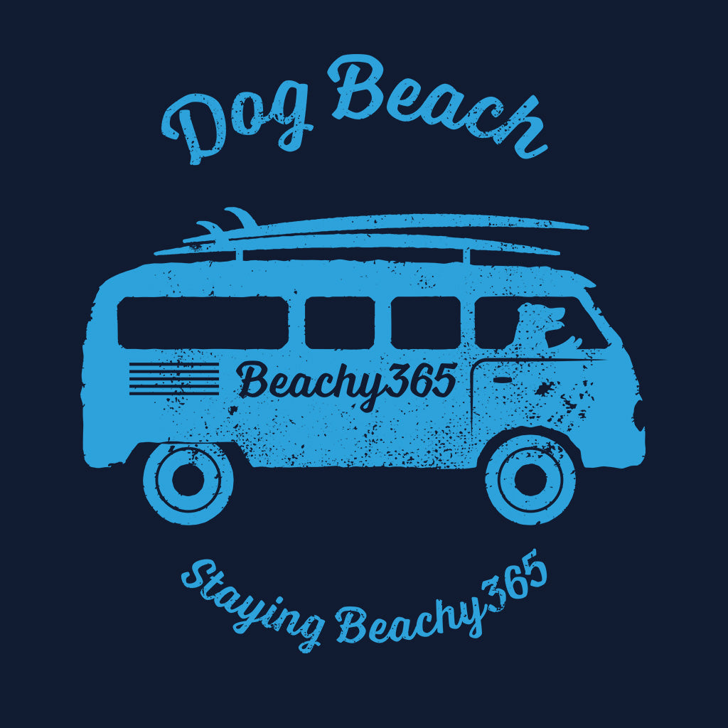 Dog Beach Vintage Surfbus Dog Tee