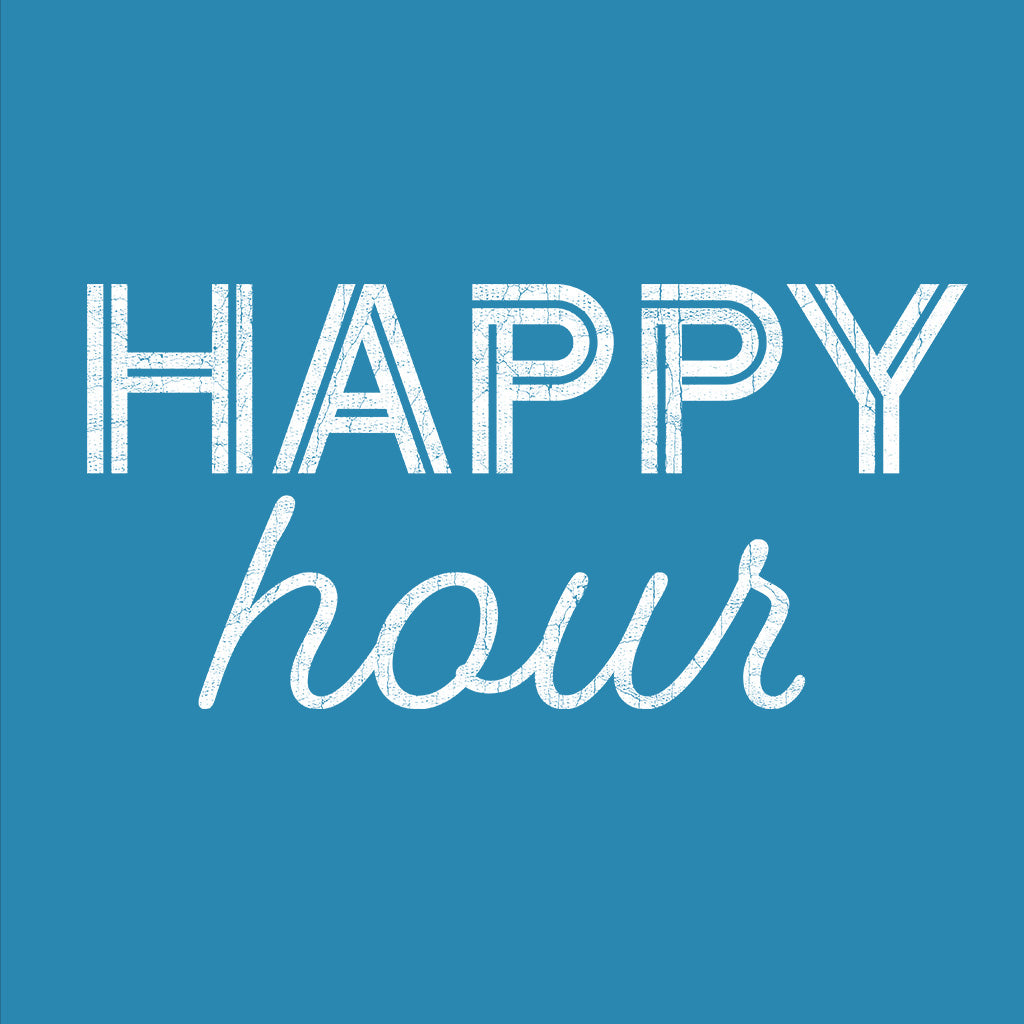 Happy Hour Vintage Women's Tri-Blend Racerback Tank