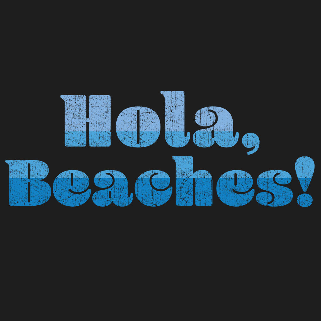 Hola Beaches Vintage Women's Tri-Blend Racerback Tank