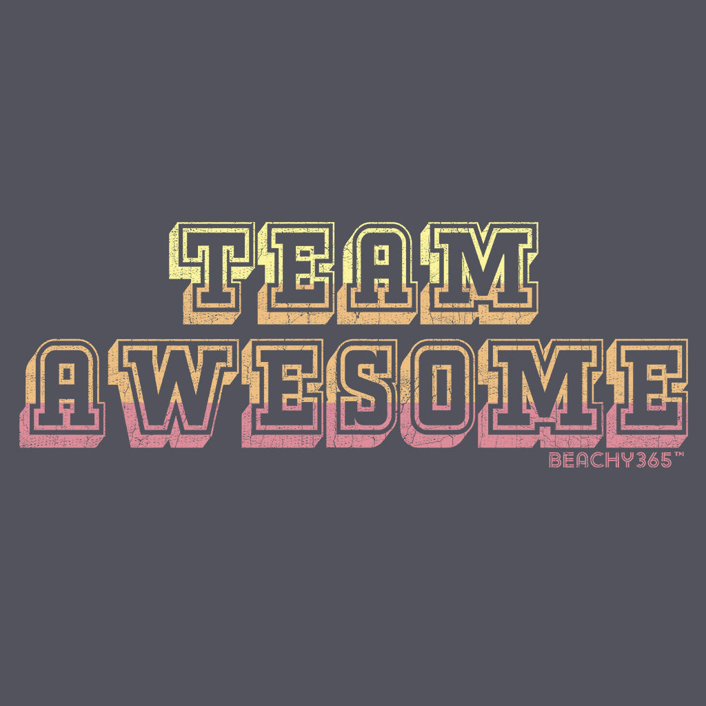 Team Awesome Vintage Eco-Friendly Women's V-Neck Tee