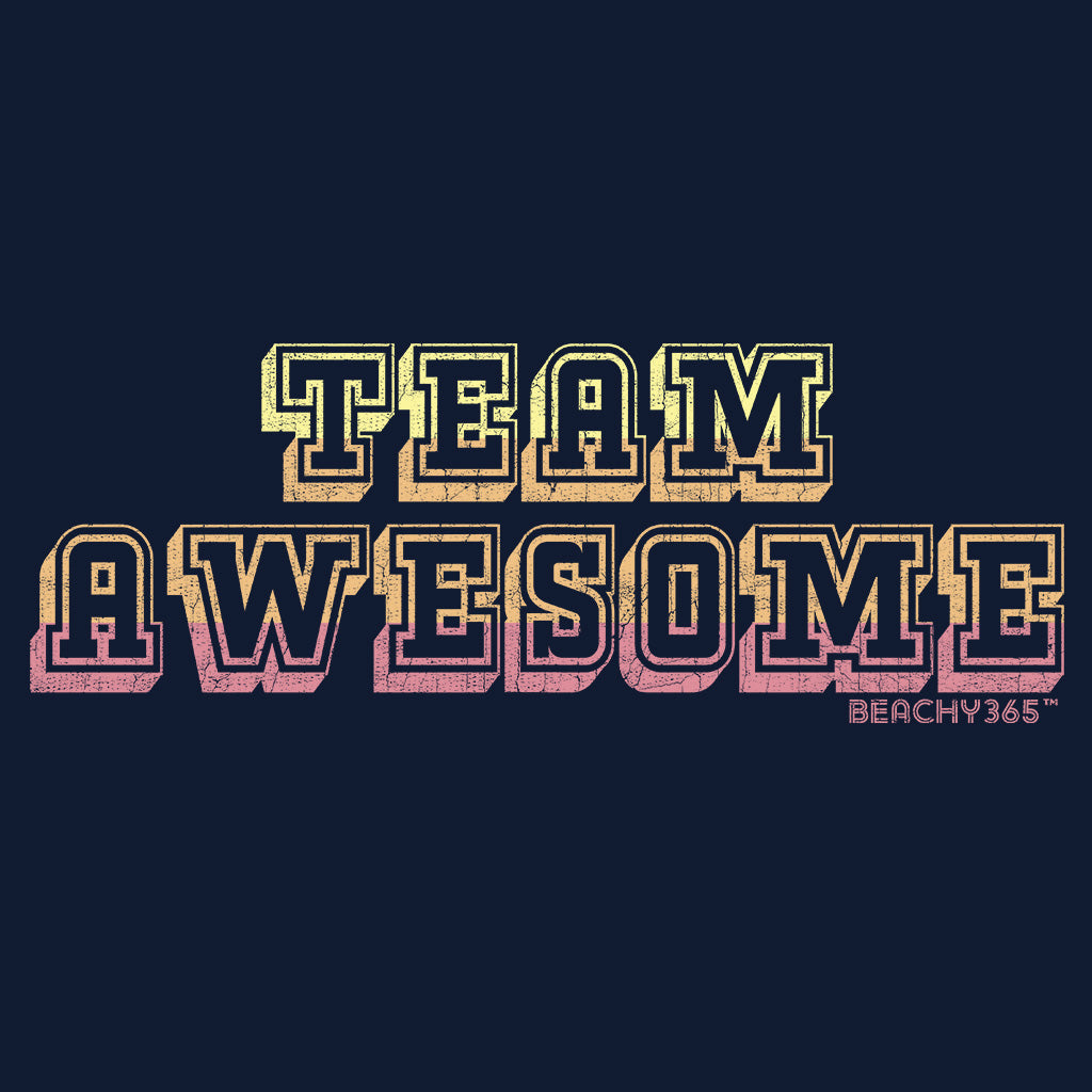 Team Awesome Vintage Kids Tee