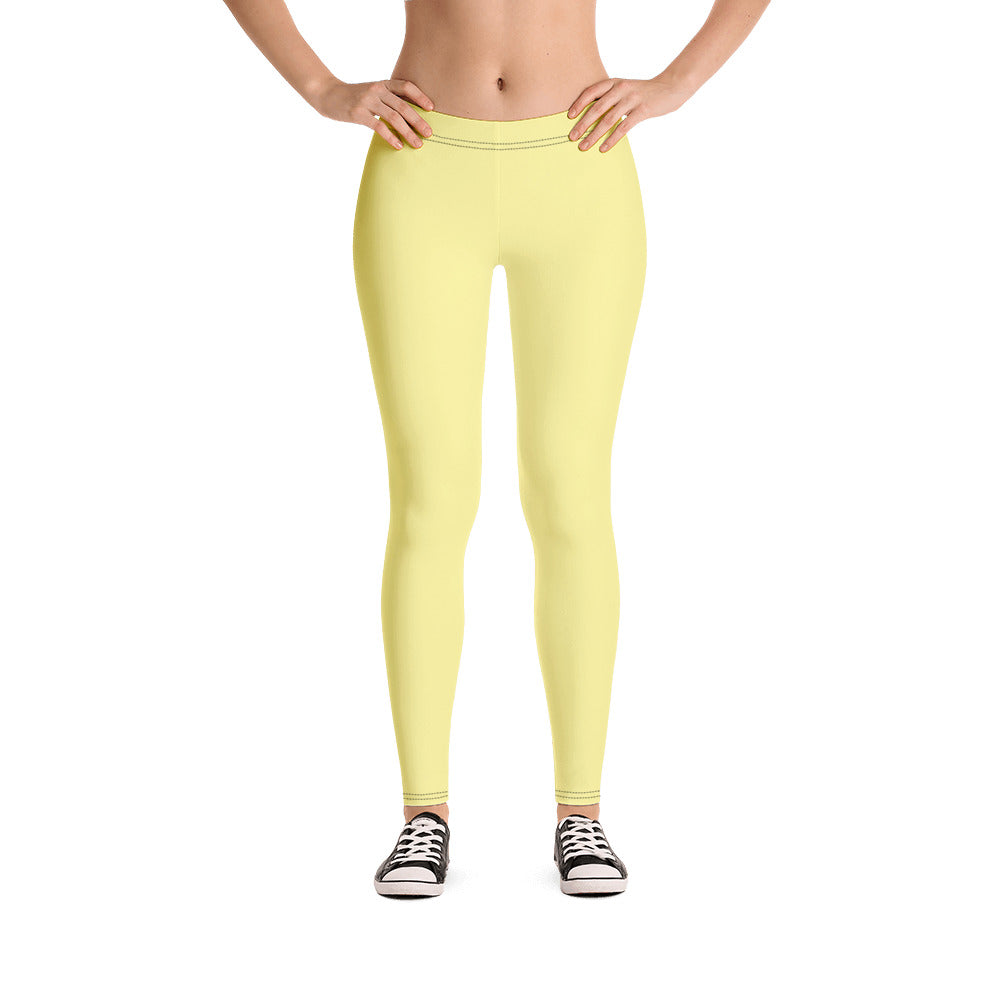 Leggings - Coral Sunrise - Yellow