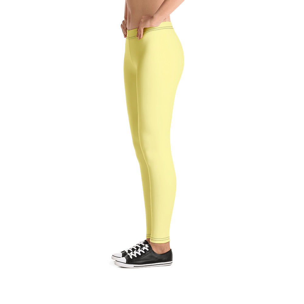 Leggings - Coral Sunrise - Yellow