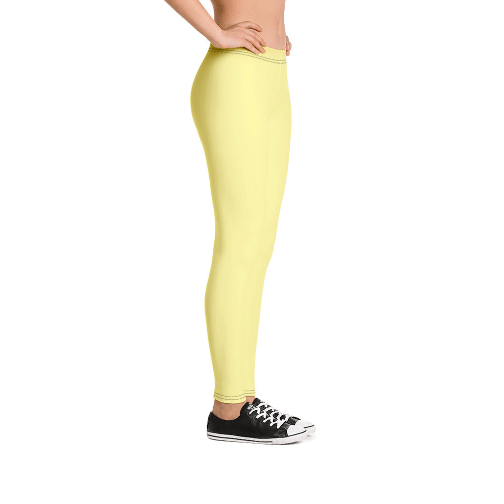 Leggings - Coral Sunrise - Yellow