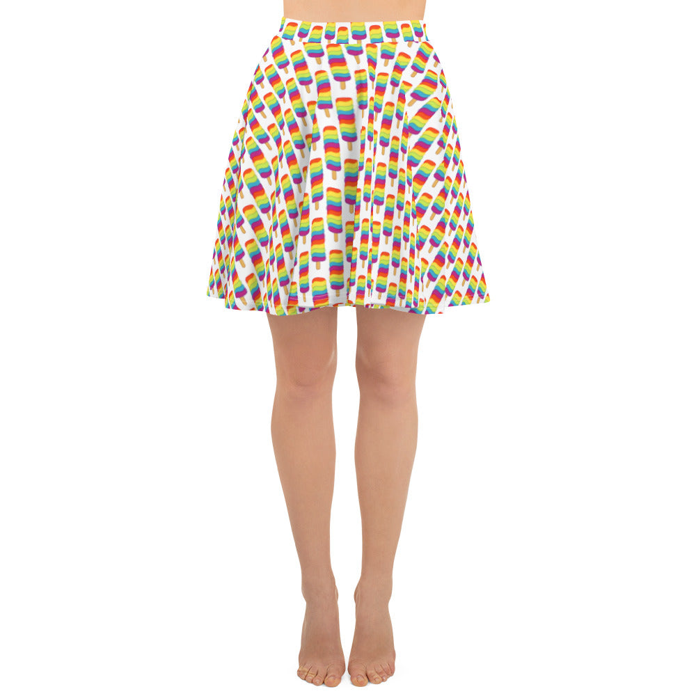 Rainbow Pop Skater Skirt