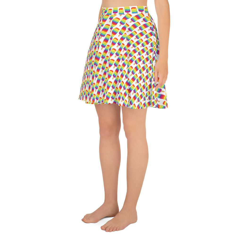 Rainbow Pop Skater Skirt