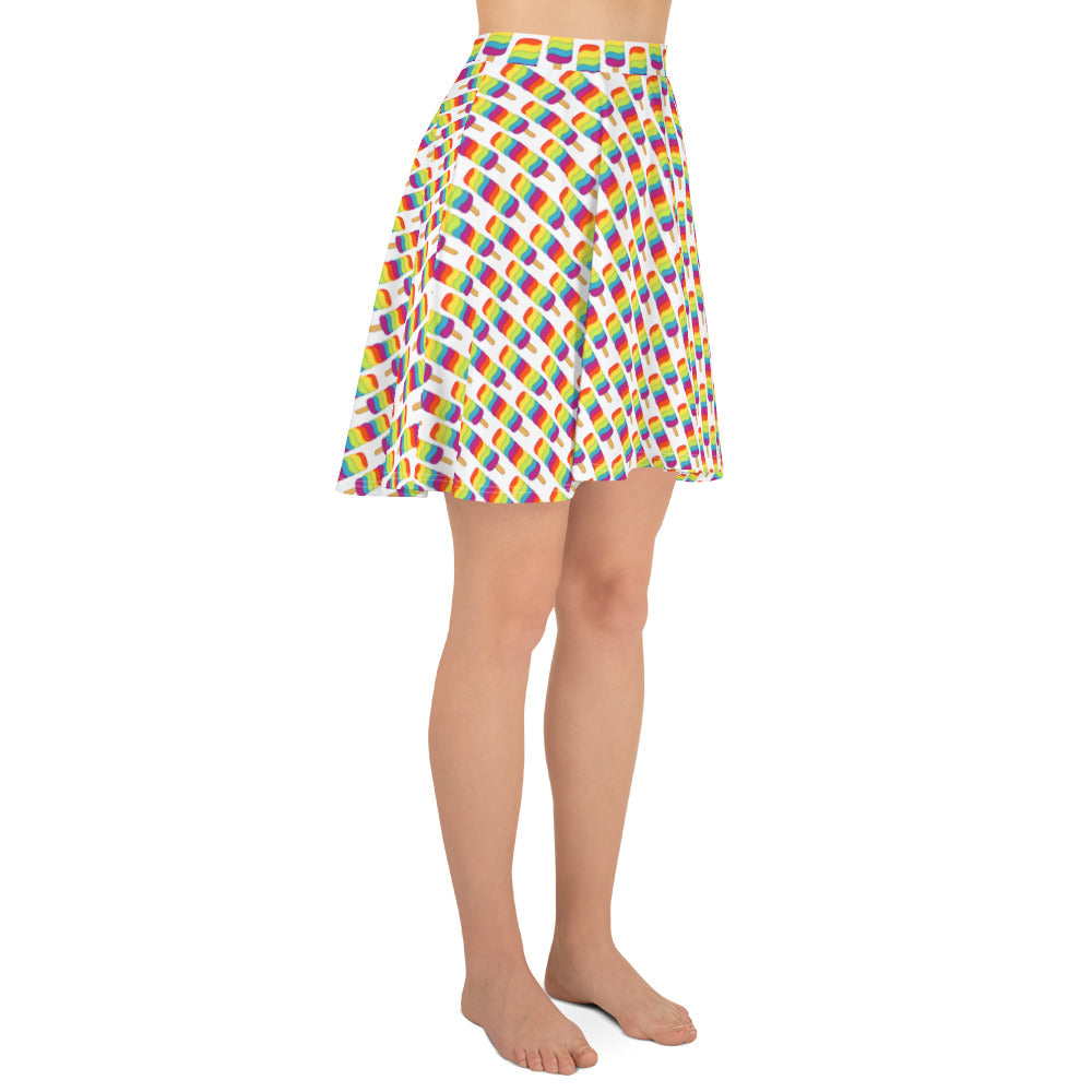Rainbow Pop Skater Skirt