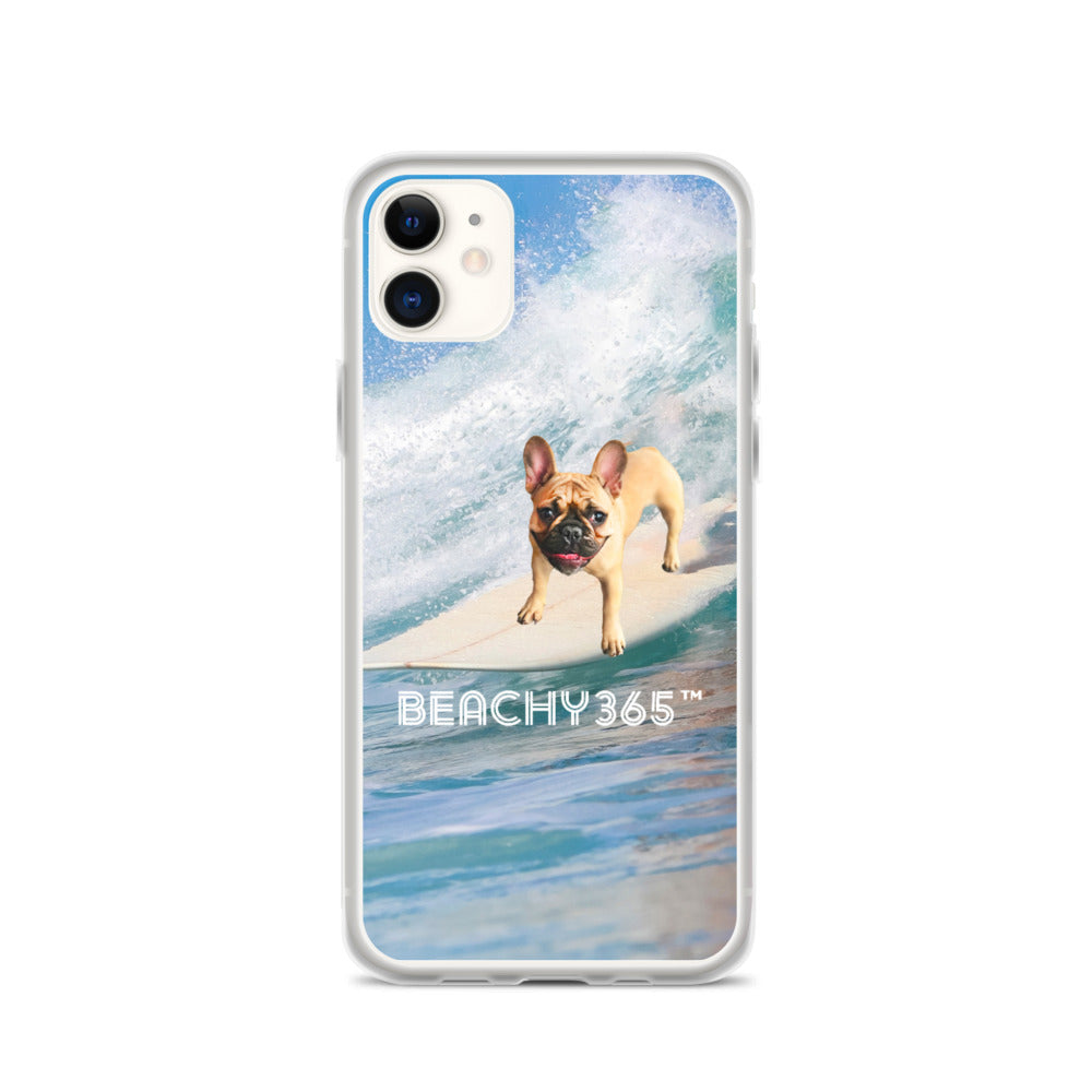Finny the Fearless Surf Dog iPhone Case