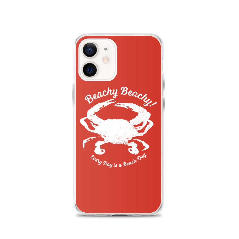 Beachy Beachy Vintage Crab iPhone Case