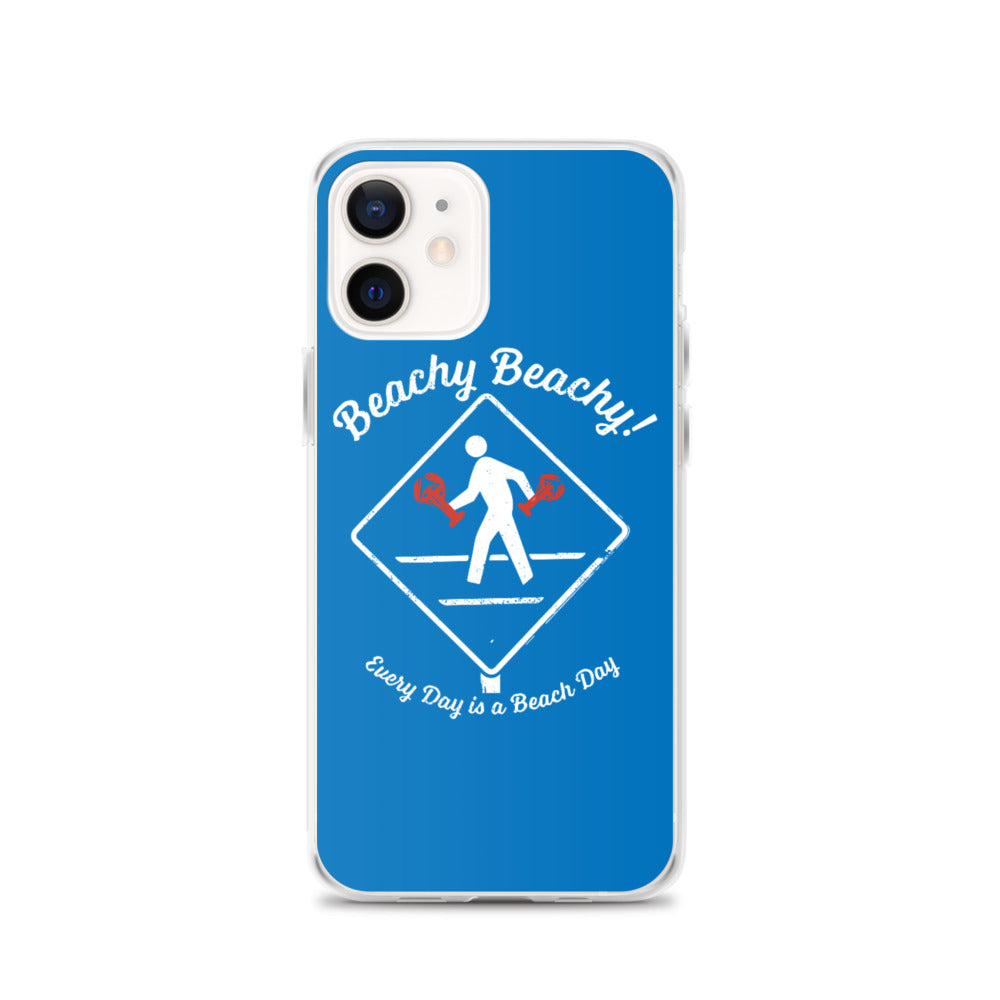 Beachy Beachy Vintage Lobsterman Crossing iPhone Case