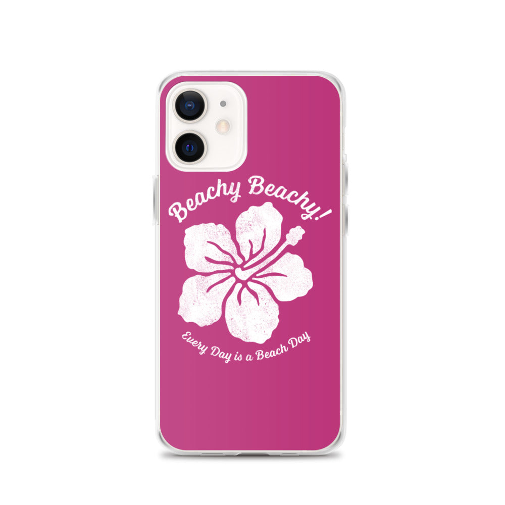 Beachy Beachy Vintage Tropical Flower iPhone Case