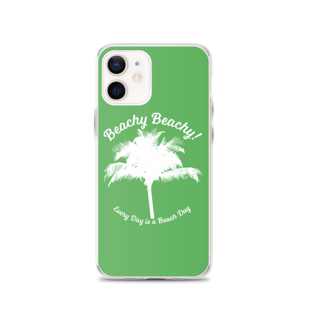 Beachy Beachy Vintage Palm Tree iPhone Case