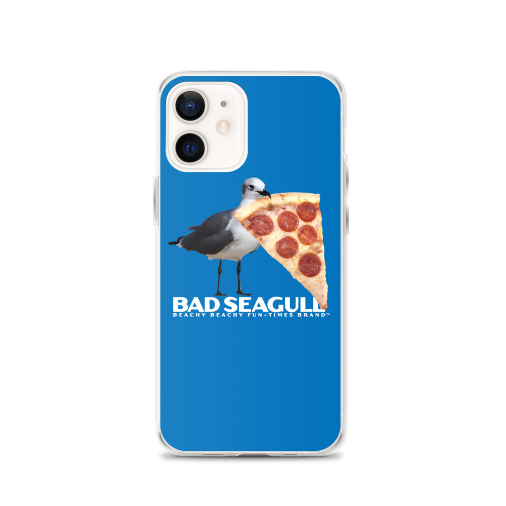 Bad Seagull Jumbo Pizza Logo iPhone Case