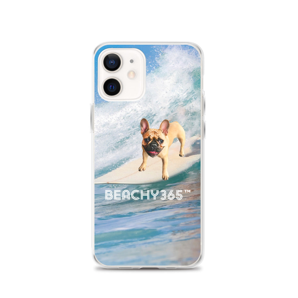 Finny the Fearless Surf Dog iPhone Case