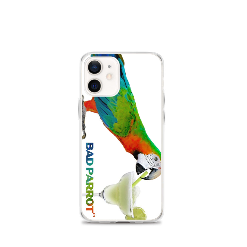 Bad Parrot with Margarita Extreme-Close-Up iPhone Case