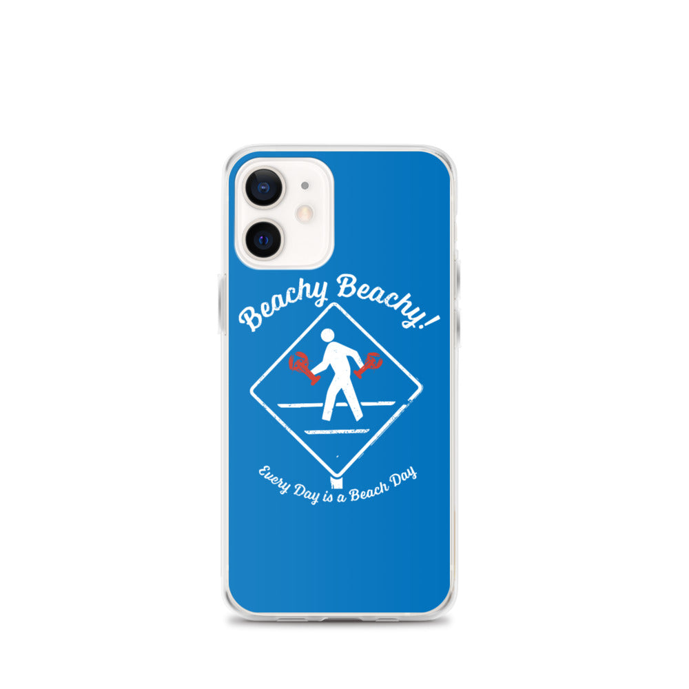Beachy Beachy Vintage Lobsterman Crossing iPhone Case