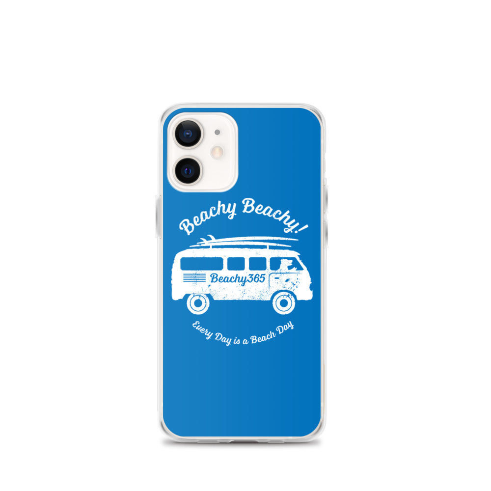 Beachy Beachy Vintage Surfbus Dog iPhone Case
