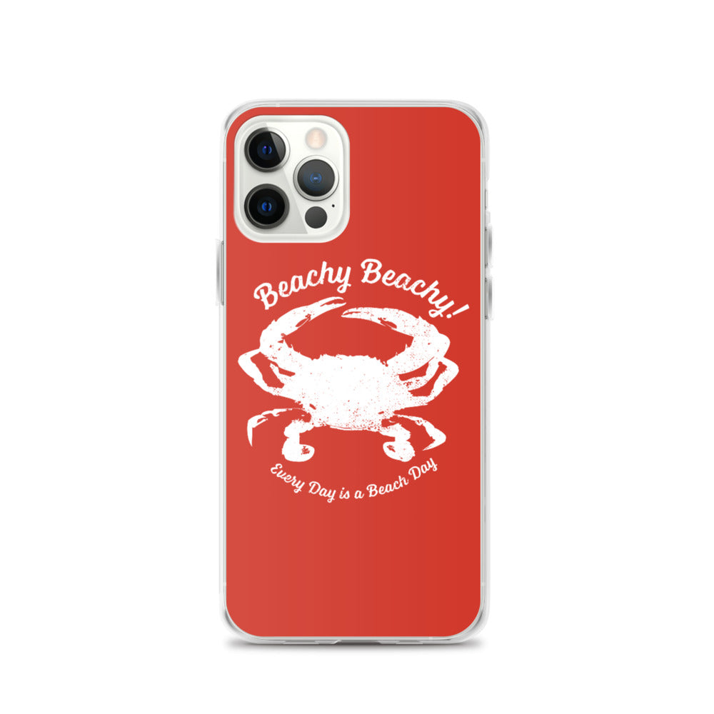 Beachy Beachy Vintage Crab iPhone Case