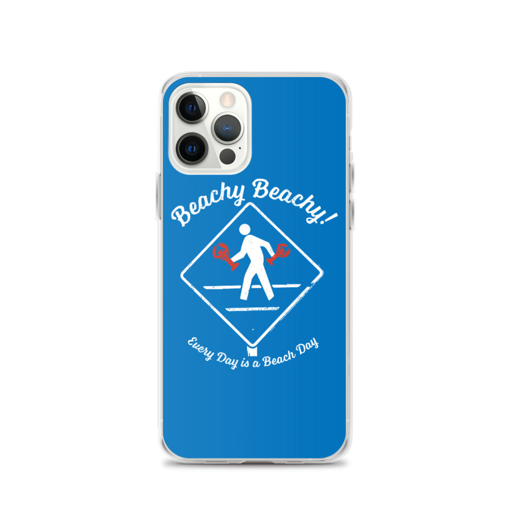Beachy Beachy Vintage Lobsterman Crossing iPhone Case