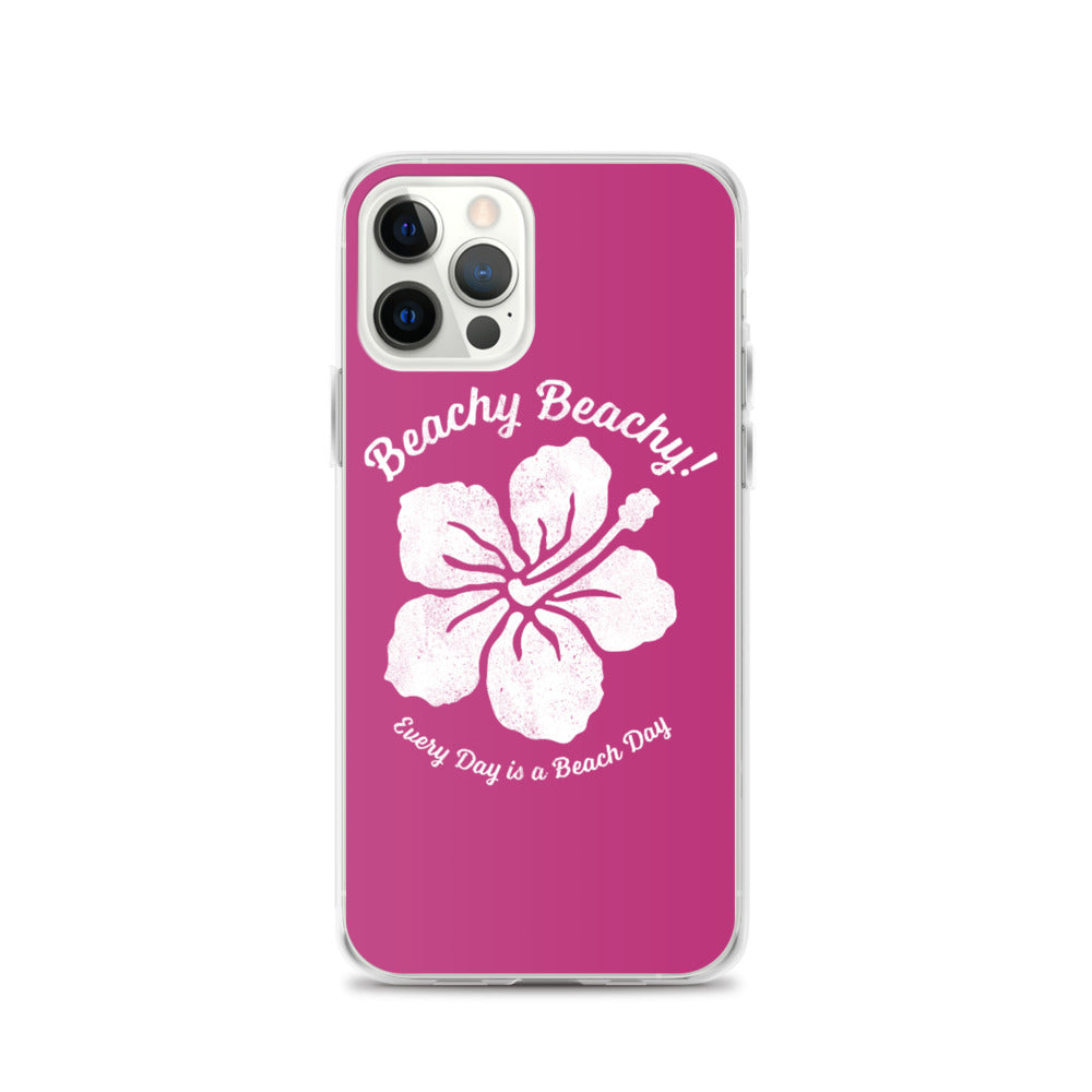 Beachy Beachy Vintage Tropical Flower iPhone Case