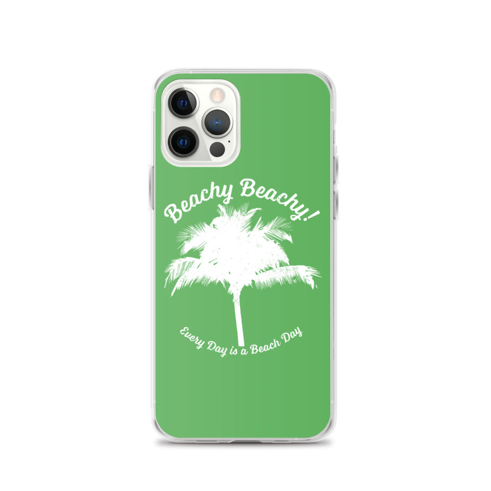 Beachy Beachy Vintage Palm Tree iPhone Case