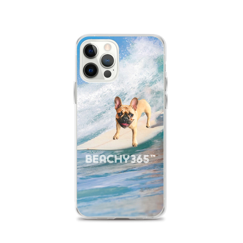 Finny the Fearless Surf Dog iPhone Case