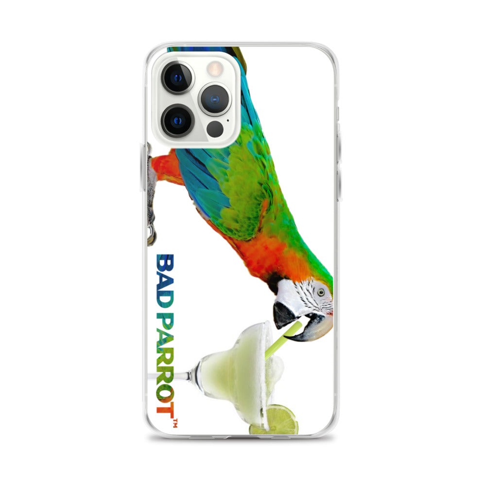 Bad Parrot with Margarita Extreme-Close-Up iPhone Case