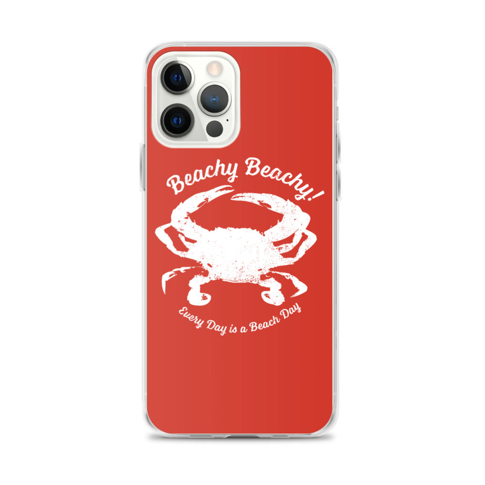 Beachy Beachy Vintage Crab iPhone Case