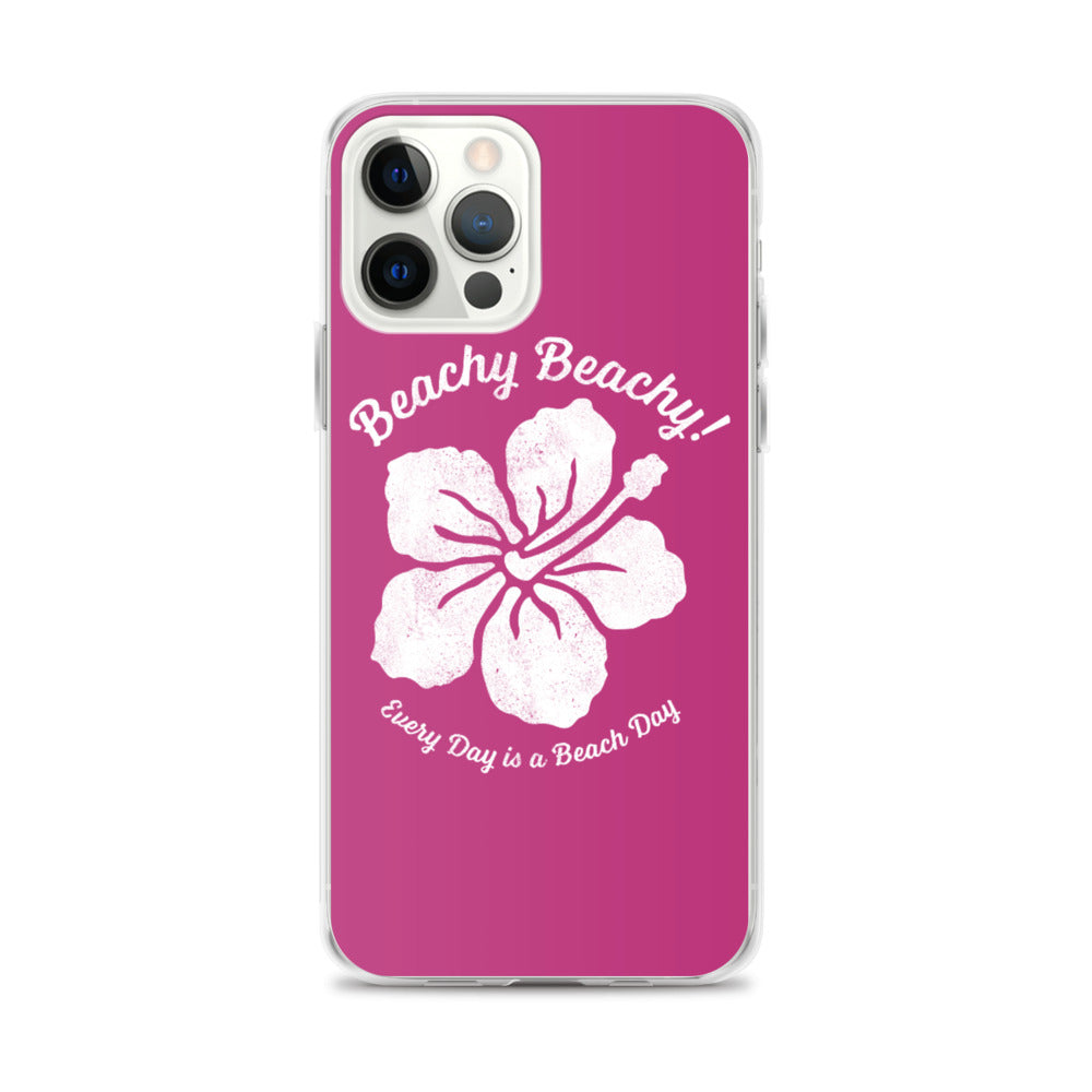 Beachy Beachy Vintage Tropical Flower iPhone Case