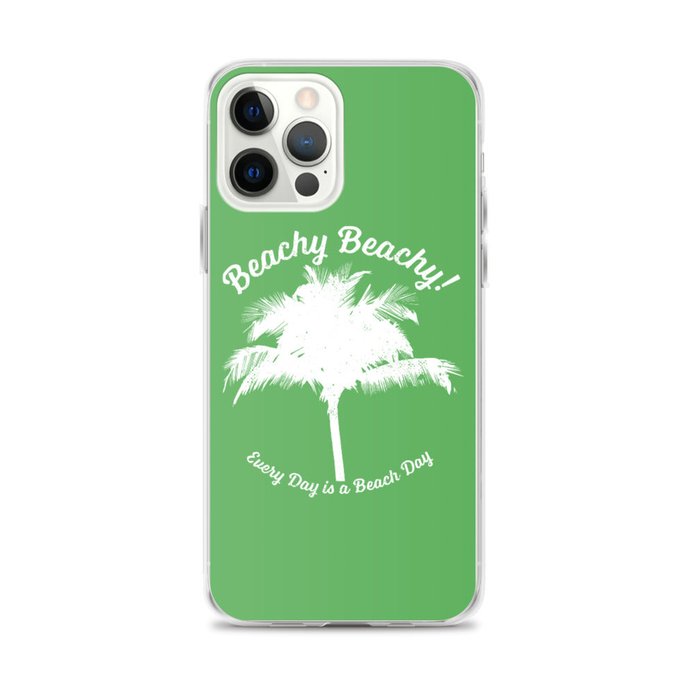 Beachy Beachy Vintage Palm Tree iPhone Case