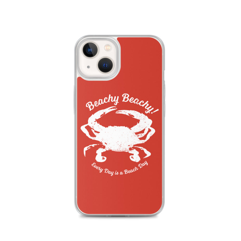Beachy Beachy Vintage Crab iPhone Case