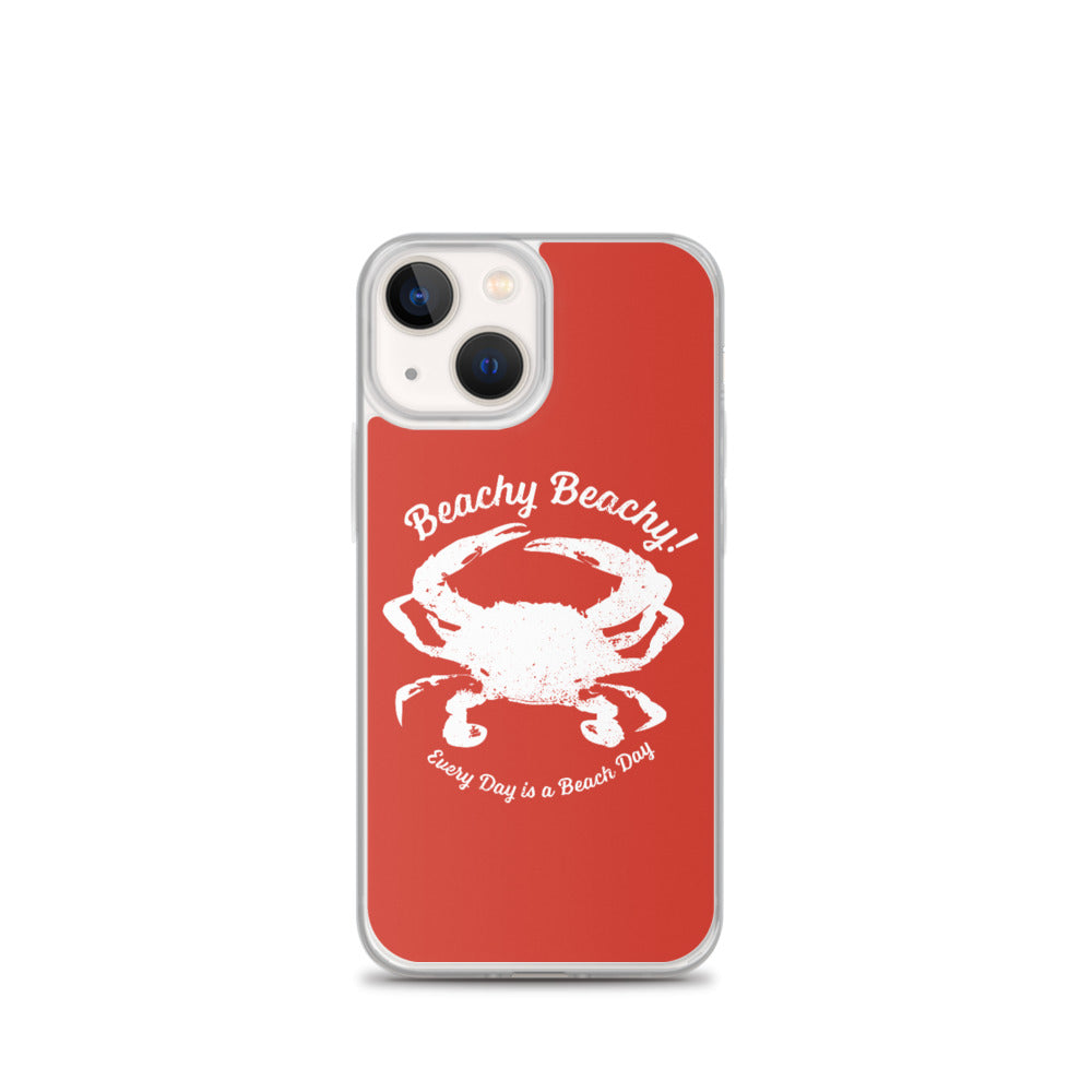 Beachy Beachy Vintage Crab iPhone Case