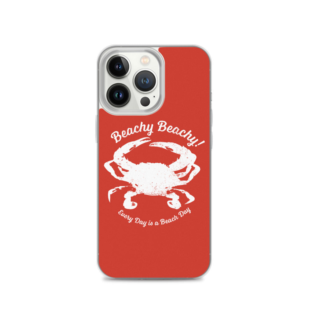 Beachy Beachy Vintage Crab iPhone Case