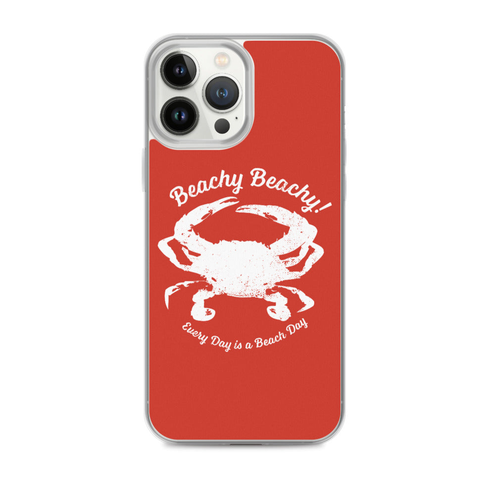 Beachy Beachy Vintage Crab iPhone Case