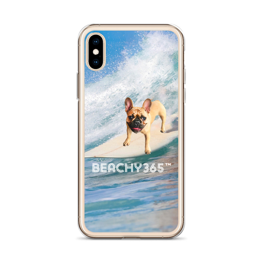 Finny the Fearless Surf Dog iPhone Case