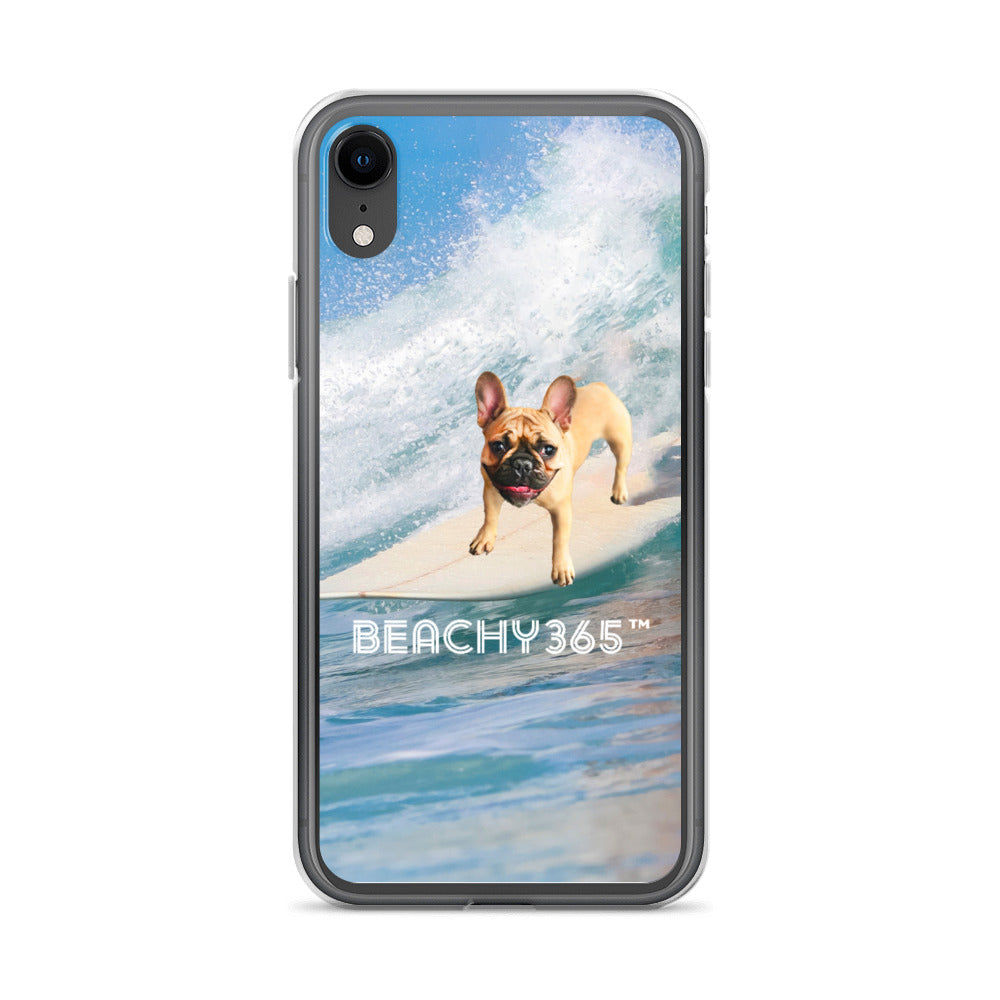 Finny the Fearless Surf Dog iPhone Case