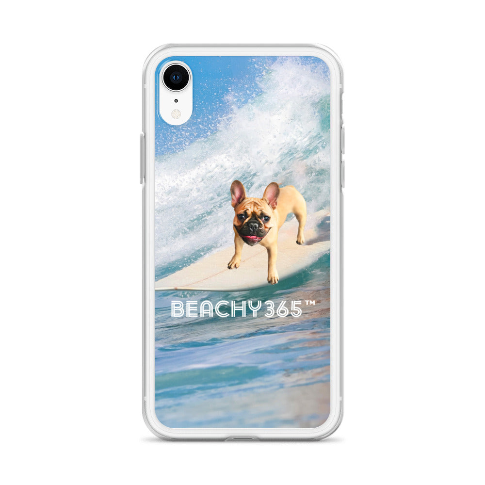 Finny the Fearless Surf Dog iPhone Case